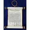 Declaration of Independence Scroll Ornament